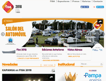Tablet Screenshot of fisa.com.ar